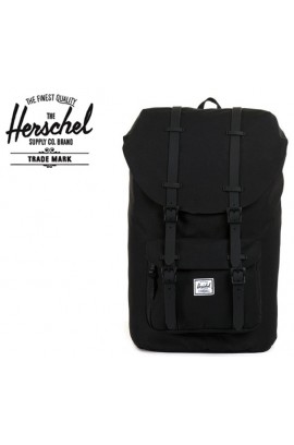 Herschel Little America  Backpack - Black / Black Rubber